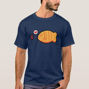 T-shirt Poisson-formé japonais de gâteau de Kawa