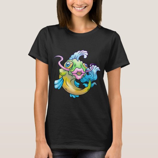 T-shirt poisson fou (Devant)