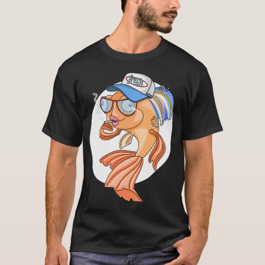 T-shirt poisson frais (Devant)