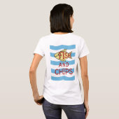 T-shirt Poisson-frites (Dos entier)