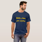 T-shirt … Poisson-frites Mmm ! (Devant entier)