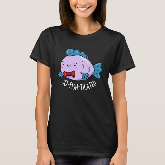 T-shirt Poisson Funny à la chaudière à poisson foncé BG (Devant)