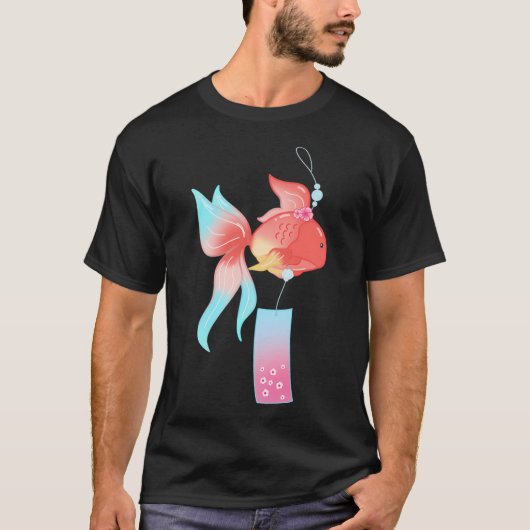 T-shirt Poisson furin sakura (Devant)