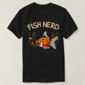 T-shirt Poisson Garde Poisson Nerd Pêche Lover Fishkeepkee (Design devant)