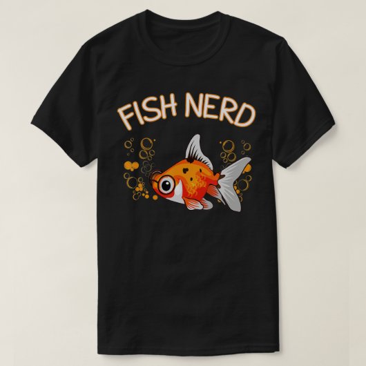 T-shirt Poisson Garde Poisson Nerd Pêche Lover Fishkeepkee (Design devant)