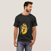 T-shirt Poisson glaçant avec cigarette – dans le style com (Devant entier)