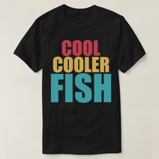 T-shirt Poisson Glacière cool (Design devant)