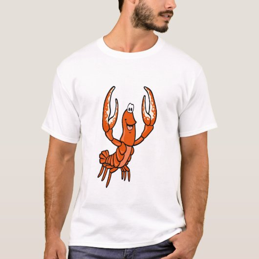 T-shirt Poisson-grièche caricaturale (Devant)