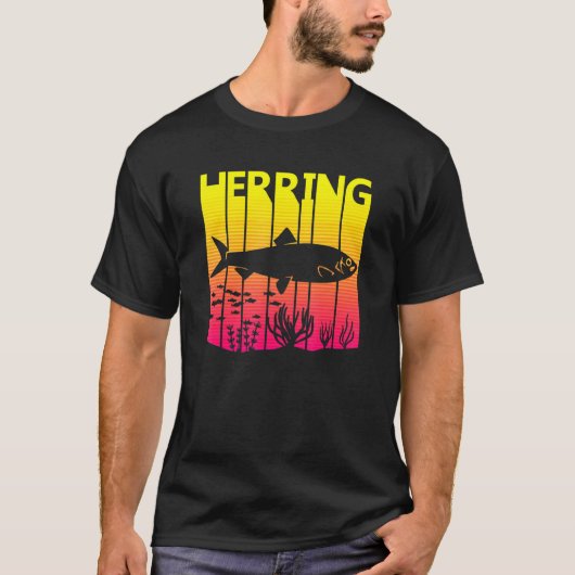 T-shirt Poisson Hareng Rétro (Devant)