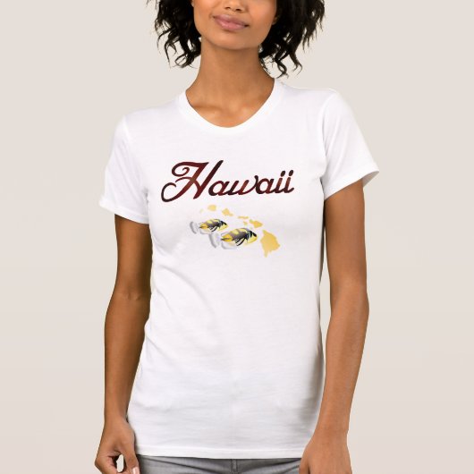 T-shirt Poisson Hawaii-Trigger - Poisson d'État Hawaii (Devant)