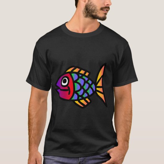 T-shirt Poisson heureux (Devant)