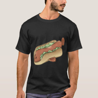 T-shirt Poisson Hotdog