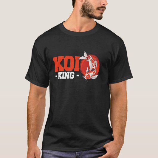 T-shirt Poisson japonais Koi King (Devant)