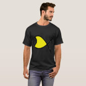 T-shirt poisson jaune (Devant entier)