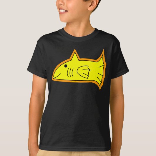 T-shirt Poisson jaune (Devant)