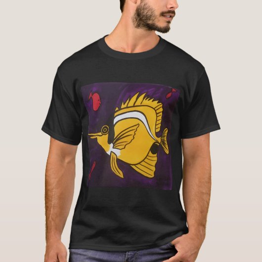 T-shirt Poisson Jaune (Devant)