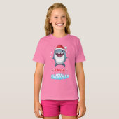 T-shirt Poisson Joyeux Sharkmas Mignonette Poisson de mer  (Devant entier)
