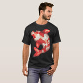 T-shirt Poisson Koi Mignon (Devant entier)