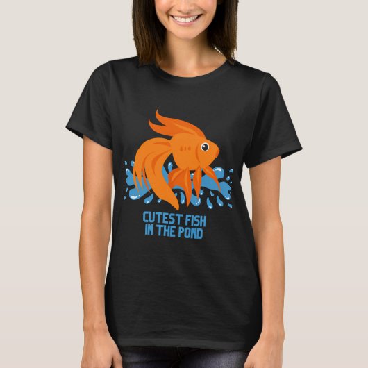 T-shirt Poisson le plus mignon de l'étang (Devant)