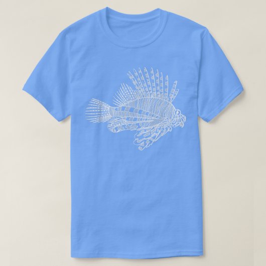 T-shirt Poisson-Lion cool  (Design devant)