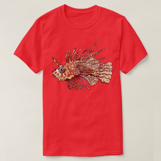 T-shirt poisson-lionne 2 (Design devant)
