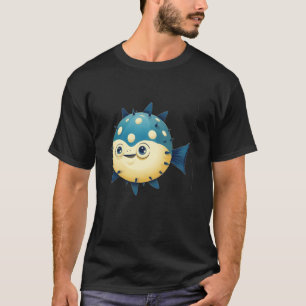 T-shirt Poisson-lune de mer cool pour enfants et tout-peti