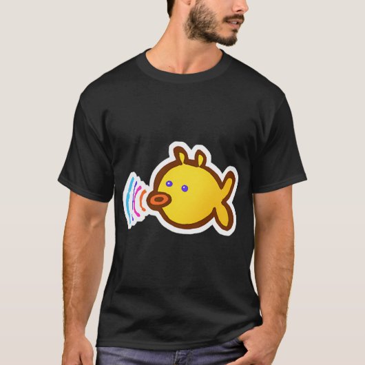T-shirt Poisson Magique de l'Espace (Devant)