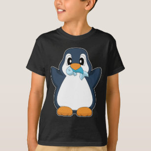 T-shirt Poisson Manchot