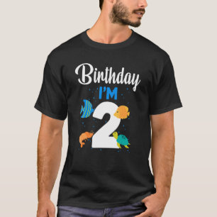 T-shirt Poisson marin Anniversaire 2 An Poisson marin Enfa