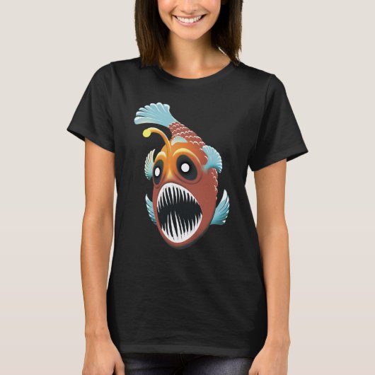 T-shirt Poisson marin profond (Devant)