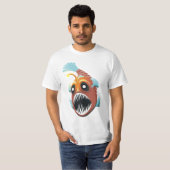 T-shirt Poisson marin profond (Devant entier)