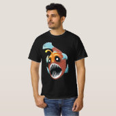 T-shirt Poisson marin profond (Devant entier)