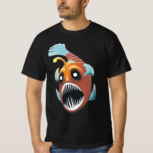 T-shirt Poisson marin profond (Devant)