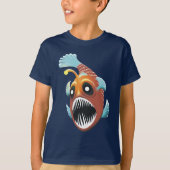 T-shirt Poisson marin profond (Devant)
