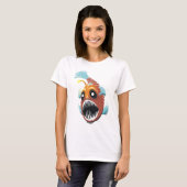 T-shirt Poisson marin profond (Devant entier)