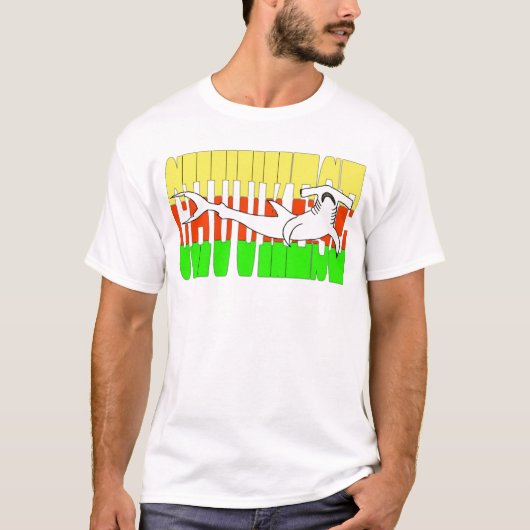 T-shirt Poisson-marteau de Chuukese (Devant)