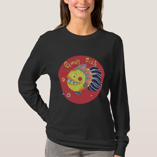T-shirt Poisson mignon (Devant)