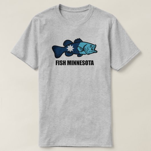 T-shirt Poisson Minnesota (Design devant)