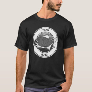 T-shirt Poisson Monster de Pacu Teneur de tatouage Style A