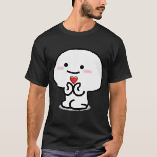 T-shirt Poisson Nageur Heureux Fond Noir