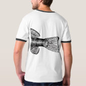 T-shirt Poisson noir (Dos entier)
