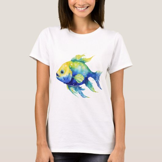 T-shirt Poisson Ombre (Devant)