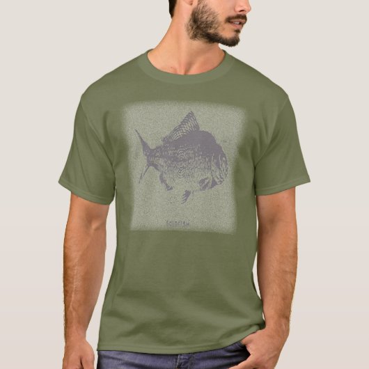 T-shirt Poisson Or Perdu (Devant)