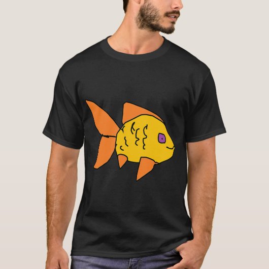 T-shirt poisson orange (Devant)