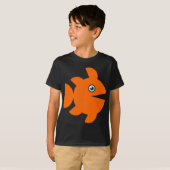 T-shirt Poisson - Orange (Devant entier)