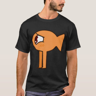 T-shirt Poisson Orange avec des Pattes