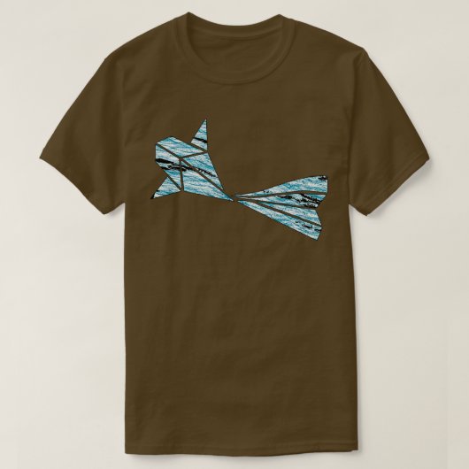 T-shirt Poisson Origami 10 (Design devant)