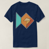 T-shirt Poisson Origami 5 (Design devant)