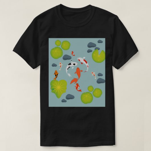 T-shirt Poisson ornemental (Design devant)