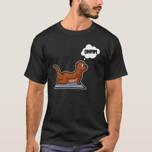 T-shirt Poisson Otter Yoga Poses Sport Gymnastique Ohm Coe